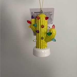 Wondershop Cactus Christmas Tree Ornament with Multicolor Lights
